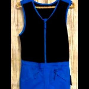 NWT Arctix Fleece Top Bib Overalls Legacy Blue Large 14/16